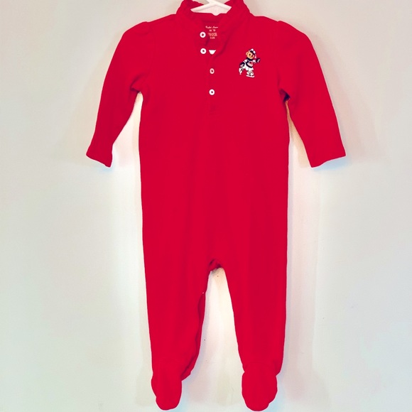 Ralph Lauren Other - Ralph Lauren Embroidered Polo Bear Footed Coverall